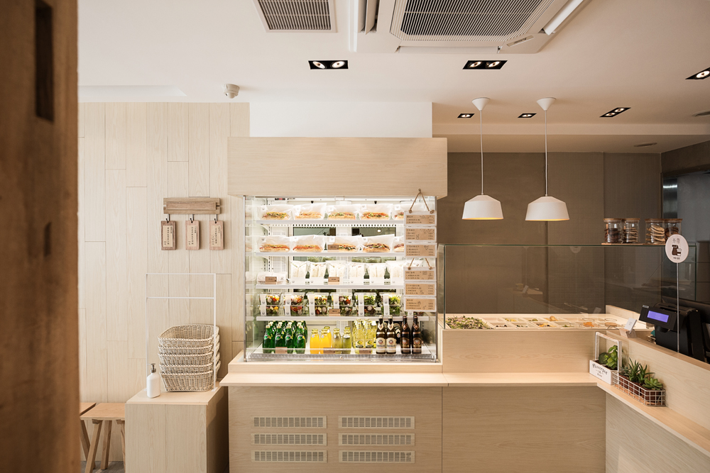 日系企業が台湾で出店したファストフード店の内装デザイン施工事例