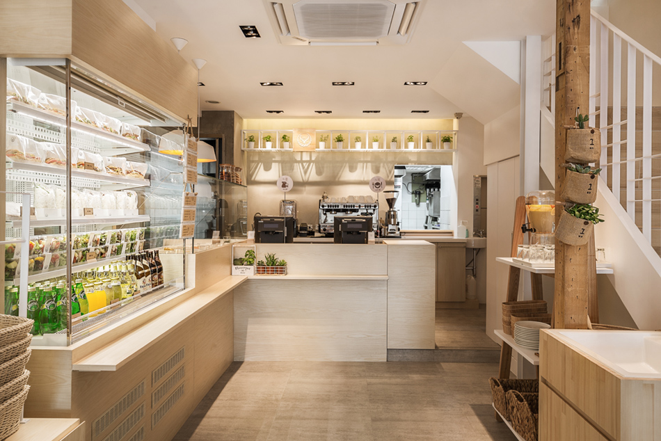 日系企業が台湾で出店したファストフード店の内装デザイン施工事例