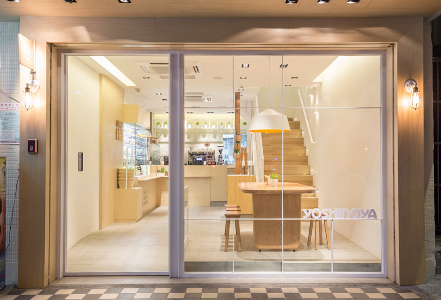 日系企業が台湾で出店したファストフード店の内装デザイン施工事例